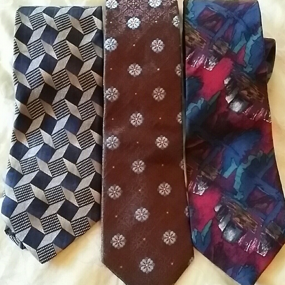 3 men's ties